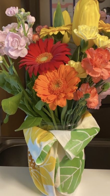 花瓶にいけられた花